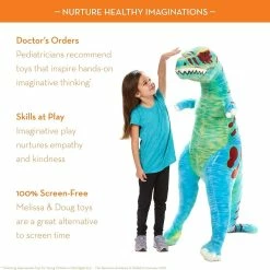 Hot Sale 🎉 MELISSA AND DOUG GIANT T-REX 🔔 -DOUGLAS STORE melissa and doug giant t rex 6