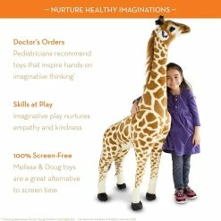 Cheap 👍 MELISSA AND DOUG LARGE GIRAFFE 😉 -DOUGLAS STORE melissa and doug large giraffe 7