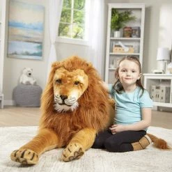 New ✔️ MELISSA AND DOUG LARGE LION 🧨 -DOUGLAS STORE melissa and doug large lion 3