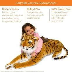 Coupon 💯 MELISSA AND DOUG LARGE TIGER ✔️ -DOUGLAS STORE melissa and doug large tiger 3