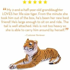 Coupon 💯 MELISSA AND DOUG LARGE TIGER ✔️ -DOUGLAS STORE melissa and doug large tiger 4