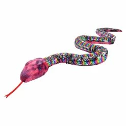 Best deal 🔔 Toy SEQUIN MULTI COLORED SNAKE ⌛